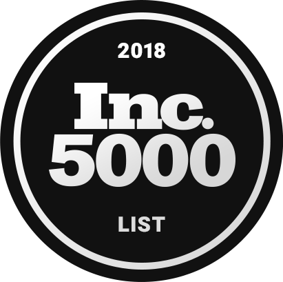 Inc 5000 Award for Fastest Growing Company