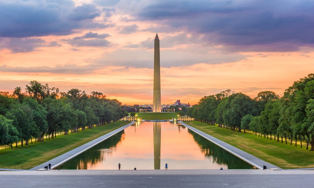 Image of the washington monument, a historic DC Landmark