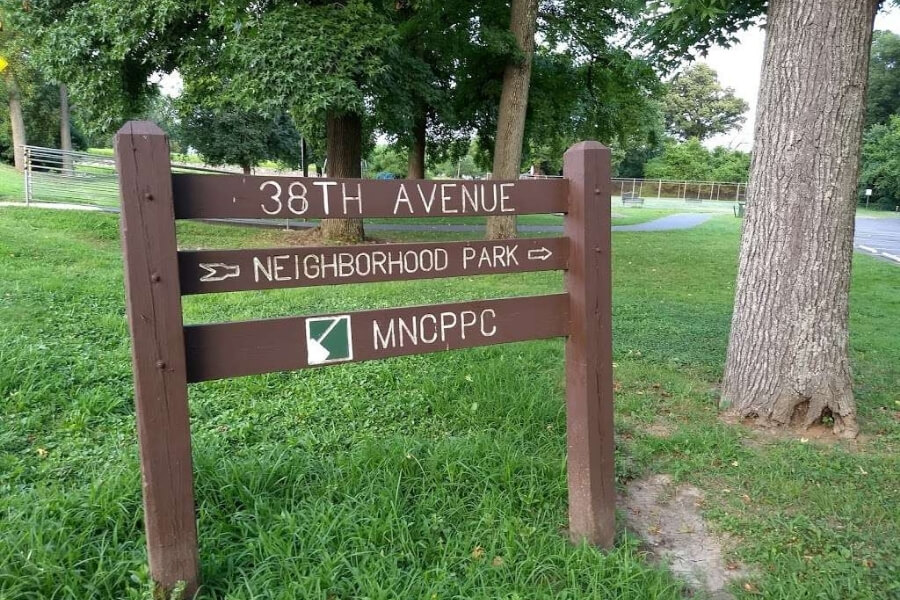 38th Avenue Neighborhood Park located in Hyattsville Md.