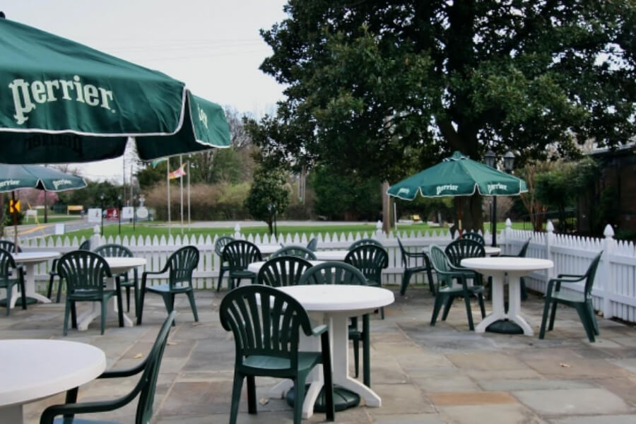 8 Spots to Try for Brunch in Potomac, Maryland 1 outside seating area of Normandie Farm