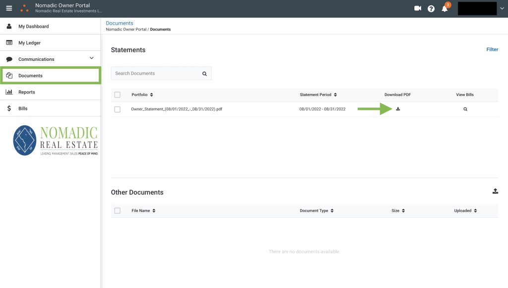 Owner Portal Document Library