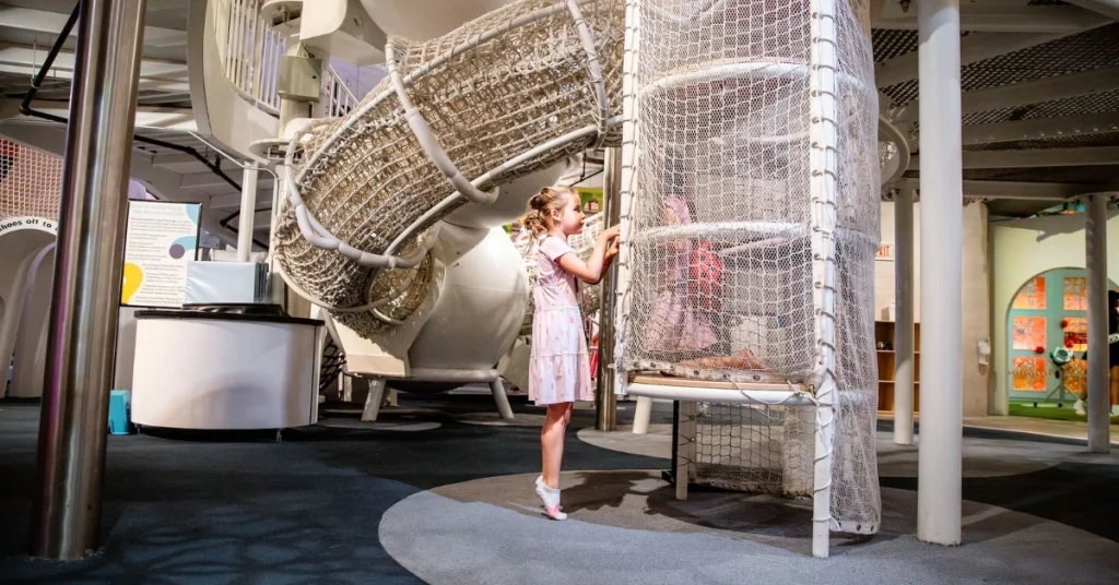 Children engaging in interactive activities at the National Children's Museum in Washington, D.C.