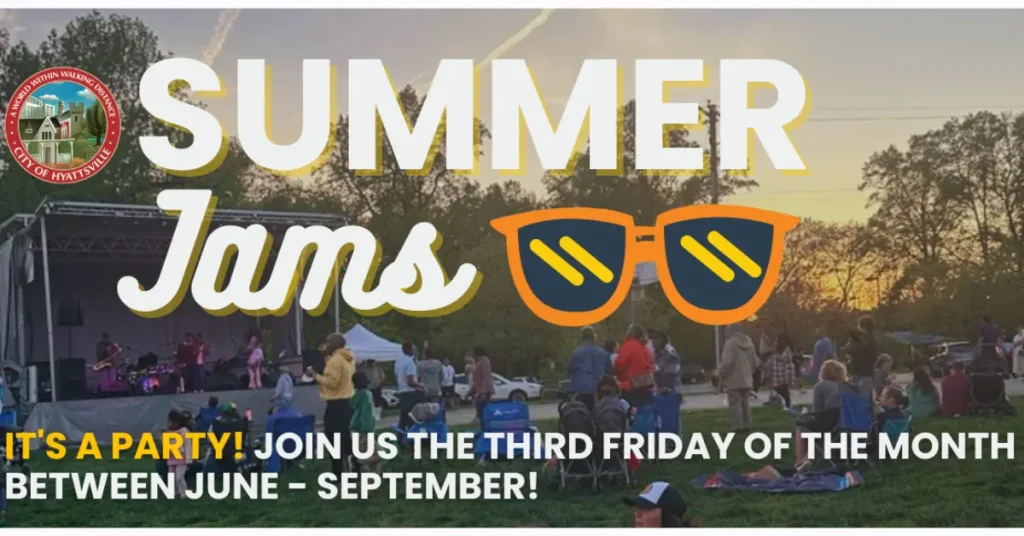 Summer music festival taking place in Hyattsville, Maryland