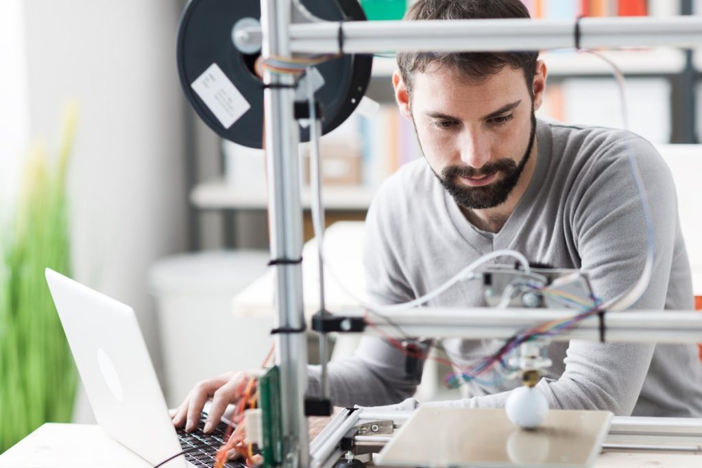 Guy 3d printing