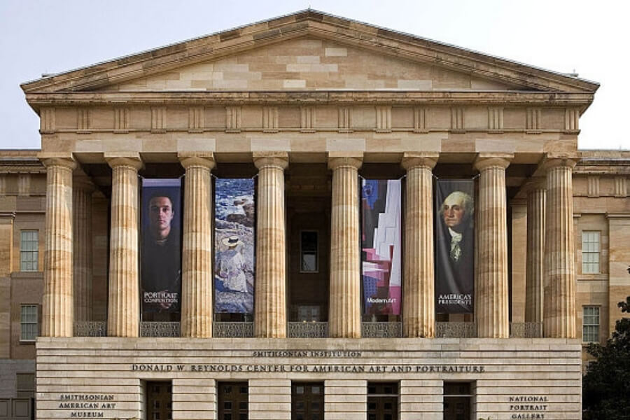 8 Outstanding Museums in Washington, D.C., You Need to Visit 1 the front view of the American Art Museum at Smithsonian Institution building