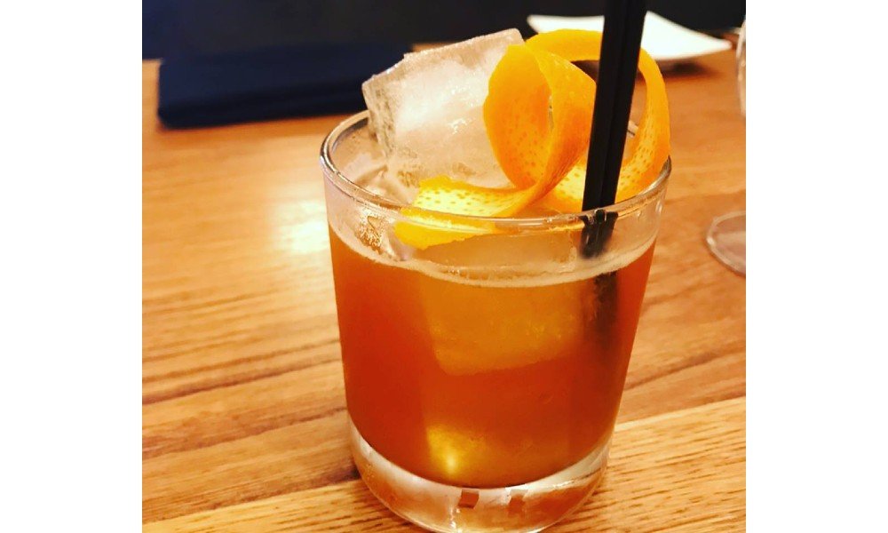 Cocktail from Wildwood Kitchen in Bethesda, MD.