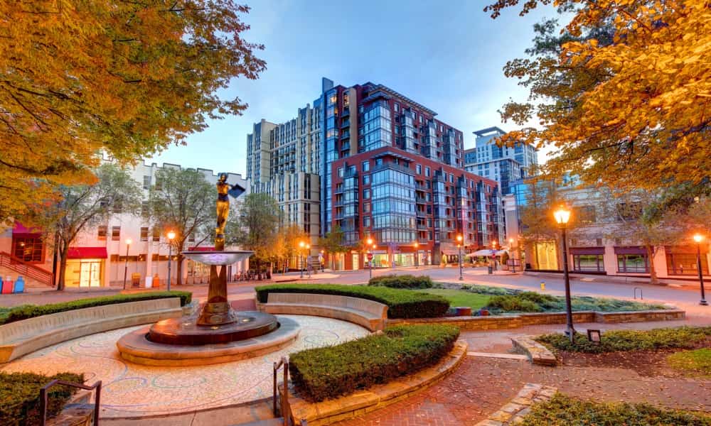 some modern apartments in Rockville, Maryland