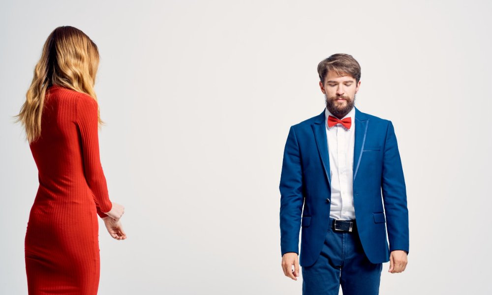 Couple dressed up nice for dinner