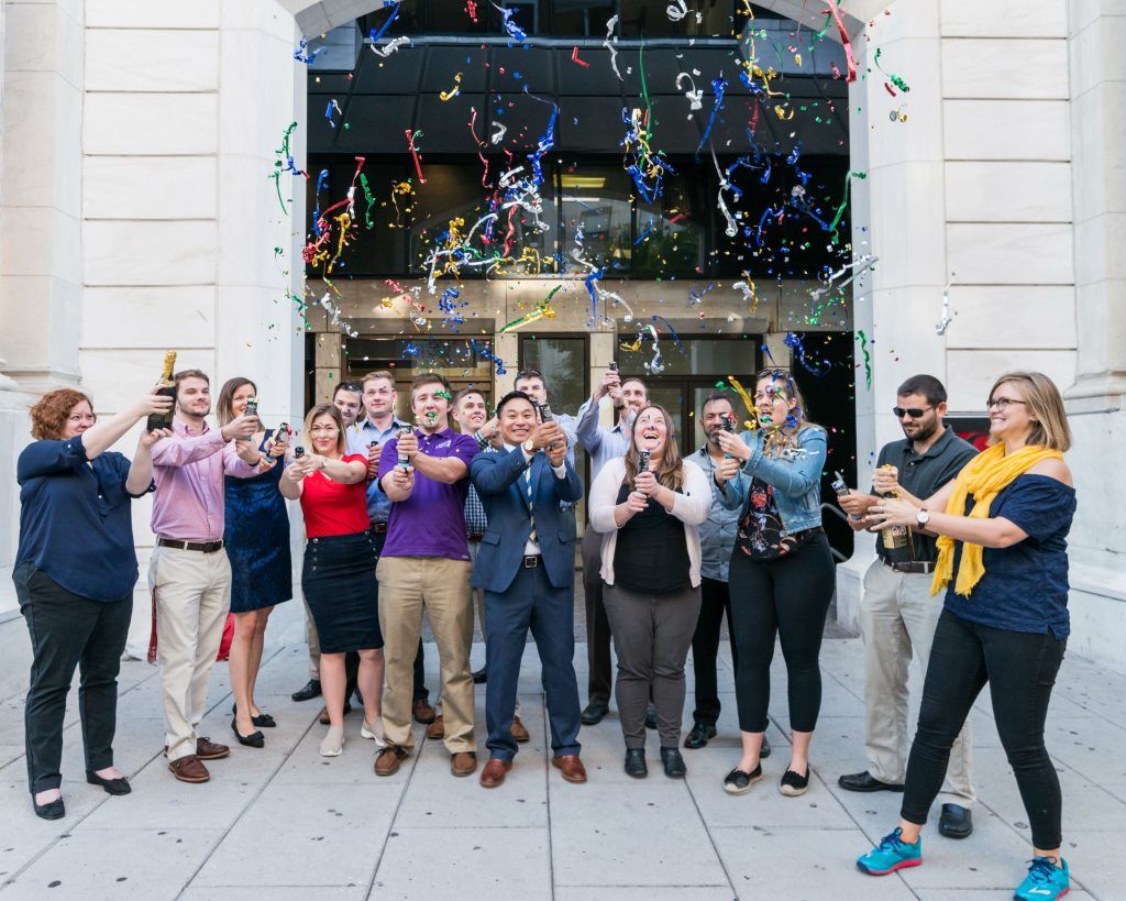 Nomadic Real Estate Team Celebration Photo