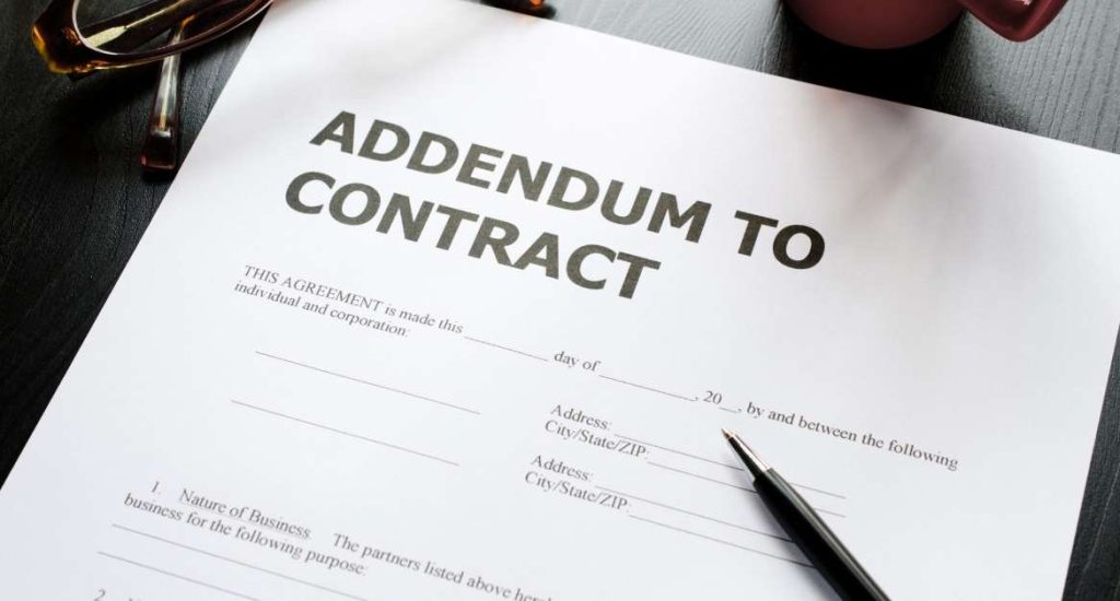 lease addendums